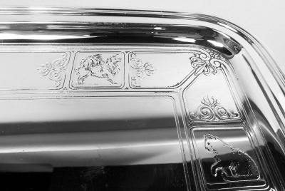  Tiffany Co Antique Tiffany American Art Deco Sterling Silver Nursery Tray