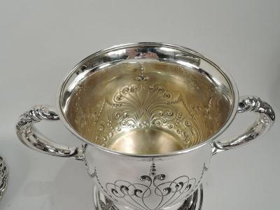  Tiffany Co Antique Tiffany American Art Nouveau Sterling Silver Urn Vase