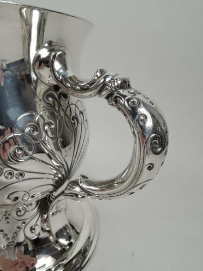  Tiffany Co Antique Tiffany American Art Nouveau Sterling Silver Urn Vase