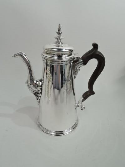  Tiffany Co Antique Tiffany American Colonial Sterling Silver Coffeepot