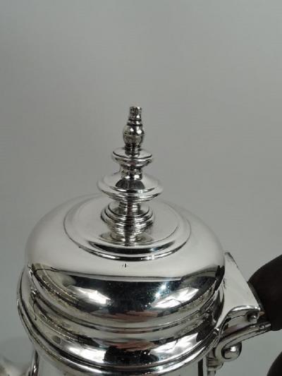  Tiffany Co Antique Tiffany American Colonial Sterling Silver Coffeepot
