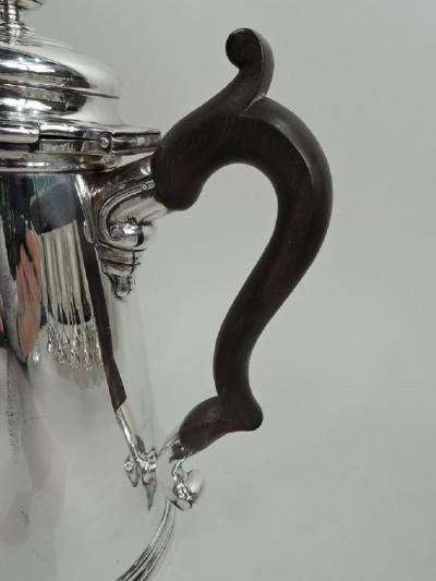  Tiffany Co Antique Tiffany American Colonial Sterling Silver Coffeepot