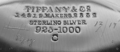  Tiffany Co Antique Tiffany American Gilded Age Sterling Silver Blackberry Bowl