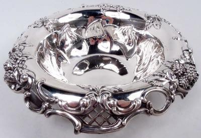  Tiffany Co Antique Tiffany American Gilded Age Sterling Silver Blackberry Bowl
