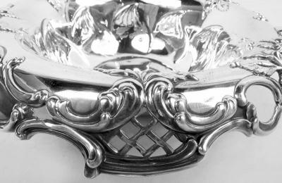  Tiffany Co Antique Tiffany American Gilded Age Sterling Silver Blackberry Bowl