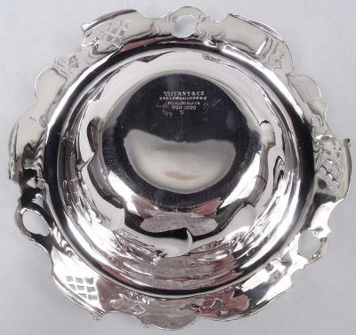  Tiffany Co Antique Tiffany American Gilded Age Sterling Silver Blackberry Bowl