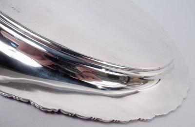  Tiffany Co Antique Tiffany American Sterling Silver Tray in English King Pattern