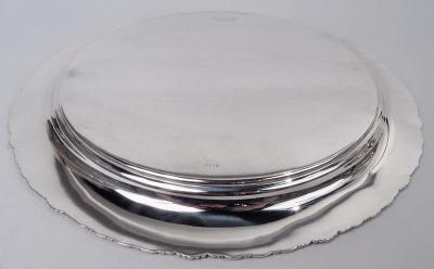  Tiffany Co Antique Tiffany American Sterling Silver Tray in English King Pattern