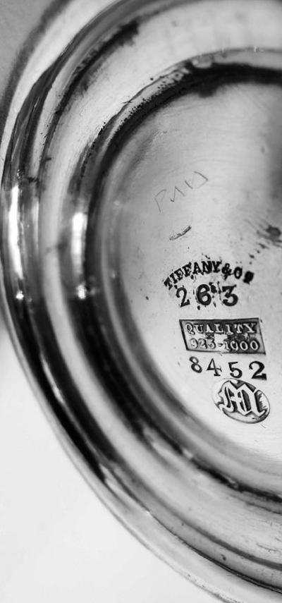  Tiffany Co Antique Tiffany American Victorian Classical Grapevine Baby Cup