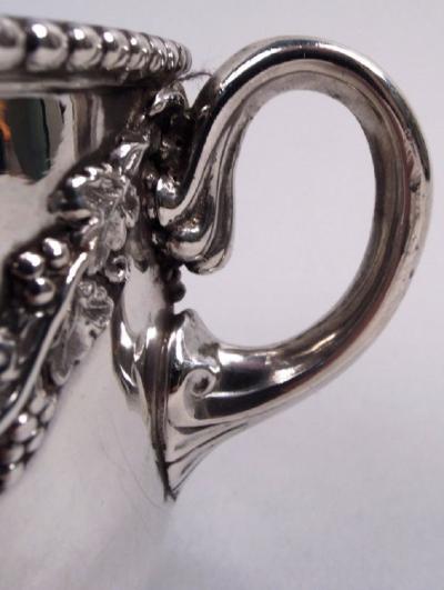  Tiffany Co Antique Tiffany American Victorian Classical Grapevine Baby Cup