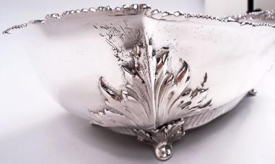  Tiffany Co Antique Tiffany American Victorian Classical Sterling Silver Roll Tray