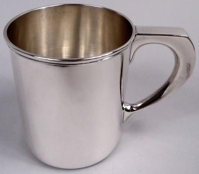 Tiffany Co Antique Tiffany American Victorian Sterling Silver Baby Cup