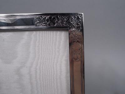  Tiffany Co Antique Tiffany Art Nouveau Fronds Flowers Picture Frame
