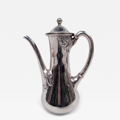  Tiffany Co Antique Tiffany Blackberry Sterling Silver Coffeepot