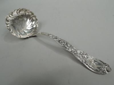  Tiffany Co Antique Tiffany Chrysanthemum Sterling Silver Oyster Ladle