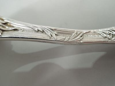  Tiffany Co Antique Tiffany Chrysanthemum Sterling Silver Oyster Ladle
