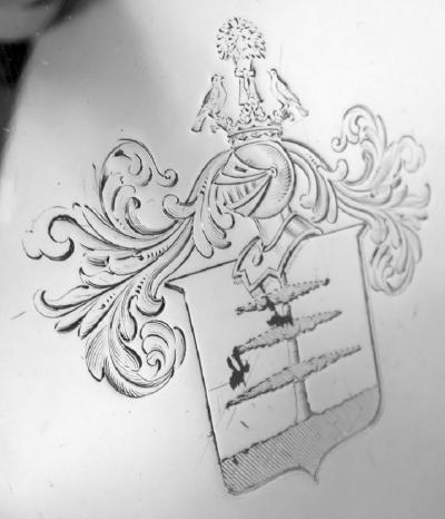  Tiffany Co Antique Tiffany Chrysanthemum Sterling Silver Round Tray