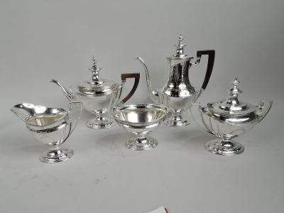  Tiffany Co Antique Tiffany Edwardian Classical 5 Piece Coffee Tea Set