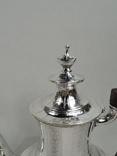  Tiffany Co Antique Tiffany Edwardian Classical 5 Piece Coffee Tea Set