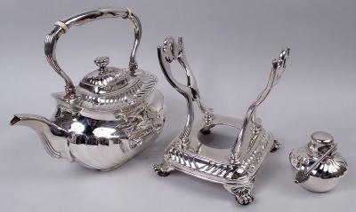 Tiffany Co Antique Tiffany Edwardian Classical 6 Piece Coffee Tea Set on Tray