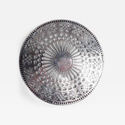  Tiffany Co Antique Tiffany Edwardian Classical Silver Overlay Trivet