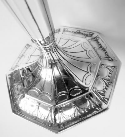  Tiffany Co Antique Tiffany Edwardian Regency Sterling Silver Bud Vase