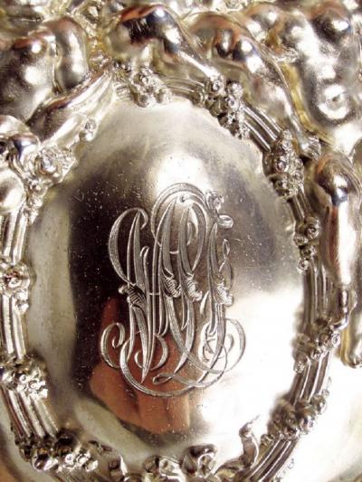  Tiffany Co Antique Tiffany Edwardian Rococo Gilt Sterling Silver Keepsake Box