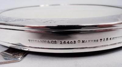  Tiffany Co Antique Tiffany Edwardian Sterling Silver Oval Picture Frame