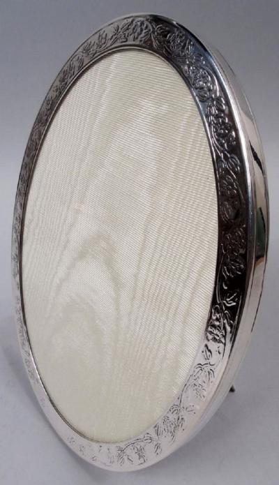  Tiffany Co Antique Tiffany Edwardian Sterling Silver Oval Picture Frame