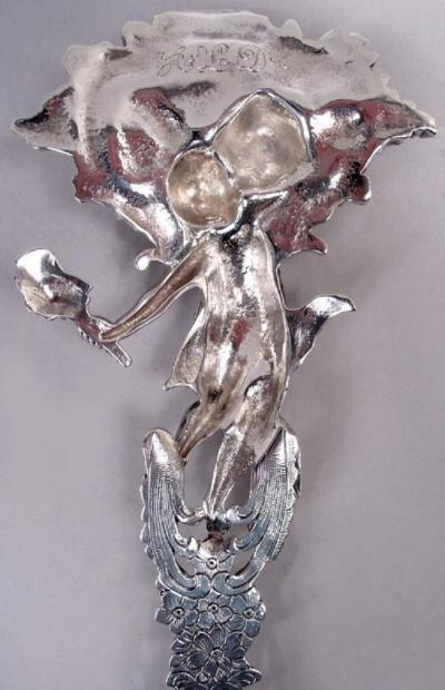  Tiffany Co Antique Tiffany Gilded Age Sterling Silver Bonbon Scoop