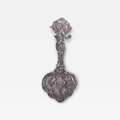  Tiffany Co Antique Tiffany Gilded Age Sterling Silver Bonbon Scoop