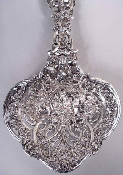  Tiffany Co Antique Tiffany Gilded Age Sterling Silver Bonbon Scoop