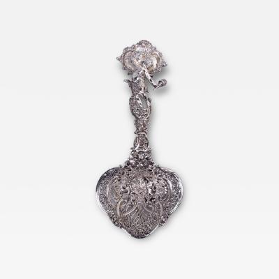  Tiffany Co Antique Tiffany Gilded Age Sterling Silver Bonbon Scoop