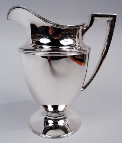  Tiffany Co Antique Tiffany Hamilton Sterling Silver Water Pitcher
