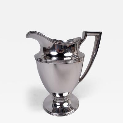  Tiffany Co Antique Tiffany Hamilton Sterling Silver Water Pitcher