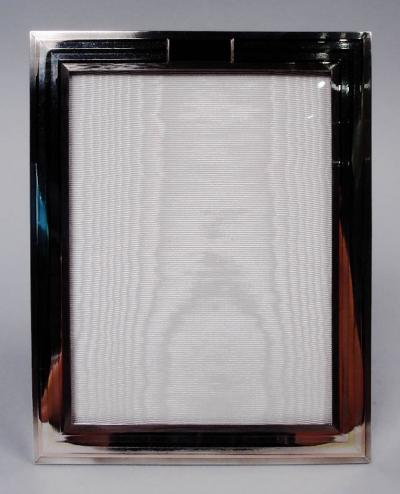  Tiffany Co Antique Tiffany Modern Sterling Silver 14K Gold Picture Frame