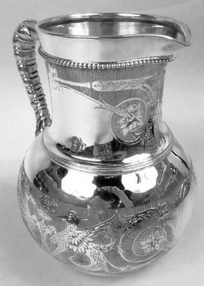  Tiffany Co Antique Tiffany New York Classical Sterling Silver Water Pitcher