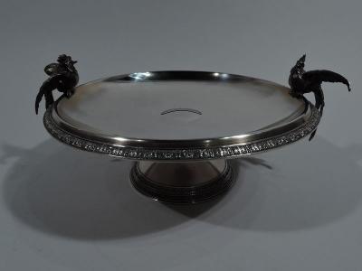  Tiffany Co Antique Tiffany Sterling Silver Bird Bath Classical Compote