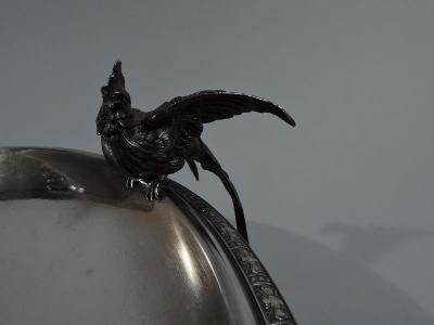  Tiffany Co Antique Tiffany Sterling Silver Bird Bath Classical Compote