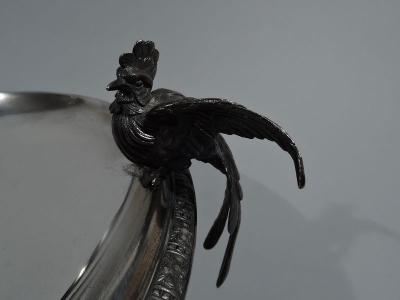  Tiffany Co Antique Tiffany Sterling Silver Bird Bath Classical Compote