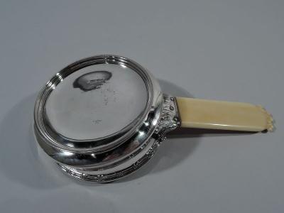  Tiffany Co Antique Tiffany Sterling Silver Porringer with Medieval Huntsman