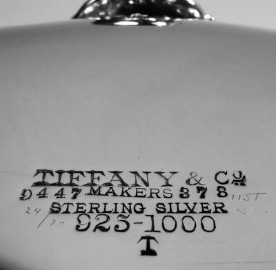  Tiffany Co Antique Tiffany Victorian Classical Repousse Sterling Silver Bowl