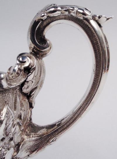  Tiffany Co Antique Tiffany Victorian Classical Repousse Sterling Silver Bowl