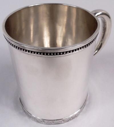  Tiffany Co Antique Tiffany Victorian Classical Sterling Silver Baby Cup