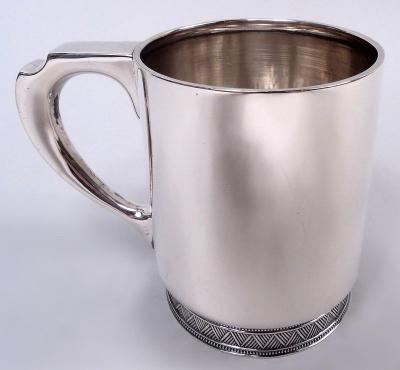  Tiffany Co Antique Tiffany Victorian Classical Sterling Silver Baby Cup