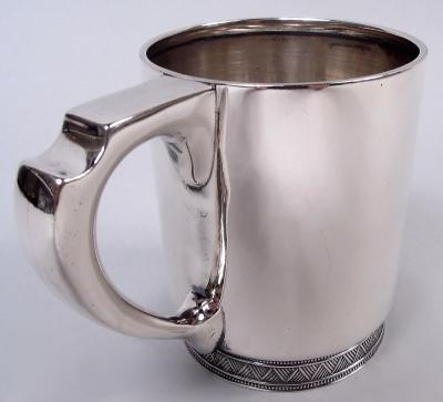  Tiffany Co Antique Tiffany Victorian Classical Sterling Silver Baby Cup