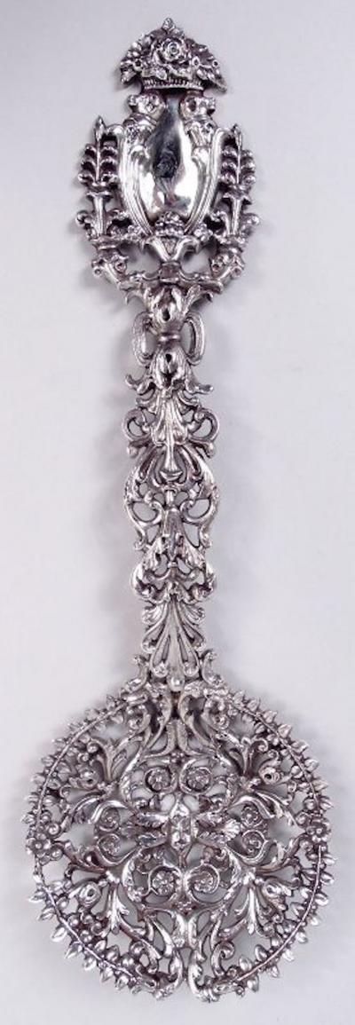  Tiffany Co Antique Tiffany Victorian Classical Sterling Silver Bonbon Scoop