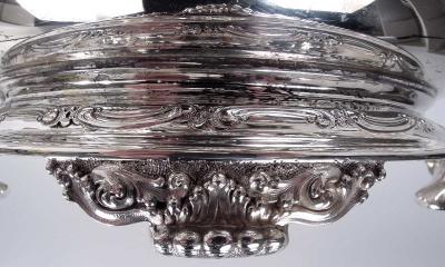  Tiffany Co Antique Tiffany Victorian Classical Sterling Silver Centerpiece Bowl