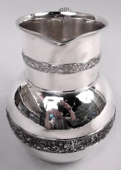  Tiffany Co Antique Tiffany Victorian Classical Sterling Silver Water Pitcher