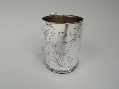  Tiffany Co Antique Tiffany Victorian Nursery Rhyme Goosey Gander Baby Cup